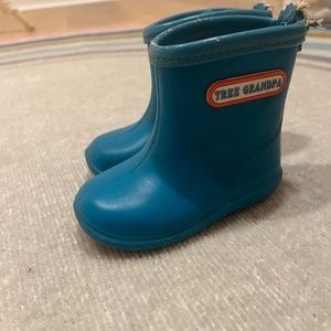 Tree Grandpa Toddler Rain Boots